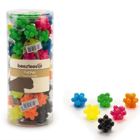 Beeztees minge din cauciuc pentru pisici Bubble Ball