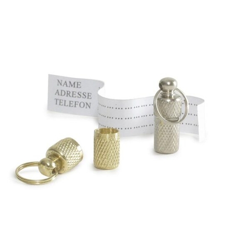 Beeztees адресник для собак серый 21х8мм