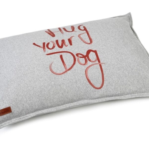 BEEZTEES подушка-лежак HUG YOUR DOG Grey 100x70xm