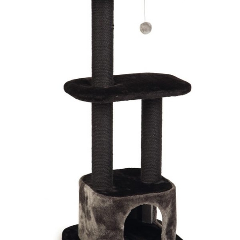 Beeztees răzuitoare pentru pisici BONDICA Black/Grey 50x50x120cm