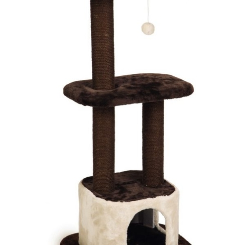Beeztees răzuitoare pentru pisici BONDICA Brown/Cream 50x50x120cm