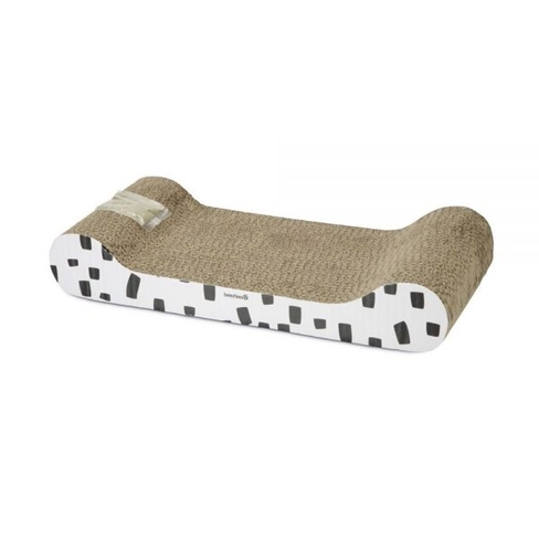 Beeztees кошачий скребок картонный SOFA 49x22x7,5cm