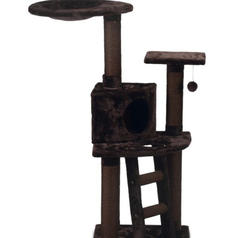Beeztees кошачий скребок DOMINJO Brown 50x50x123cm