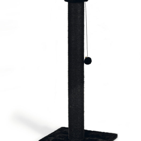 BEEZTEES răzuitoare pentru pisici SERPA Black 40x40x90 cm