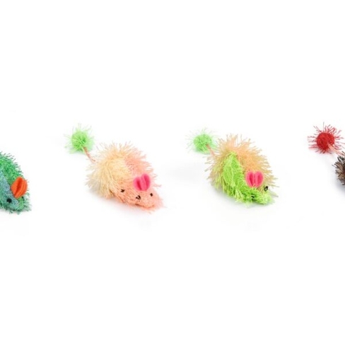 BEEZTEES текстильная мышка Rainbow Mouse Long Hair