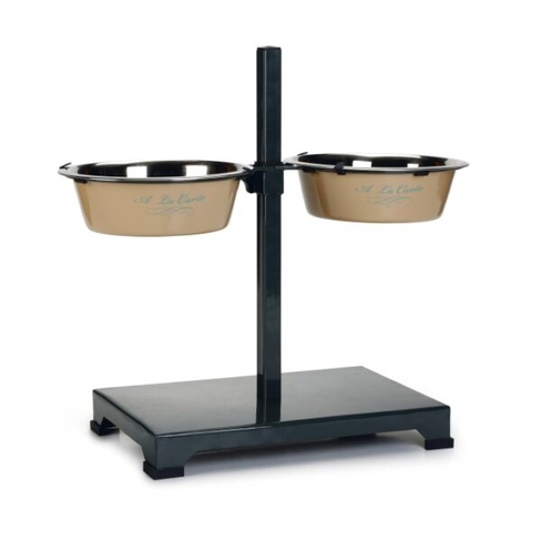 Beeztees стойка с 2 металлическими мисками CARTE