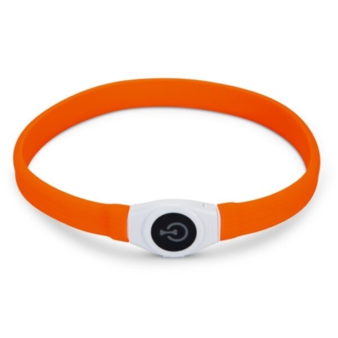 BEEZTEES zgardă din silicon cu Led și USB