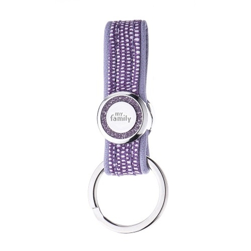 БРЕЛОК VIOLET GLITTER SAINT TROPEZ KYERING