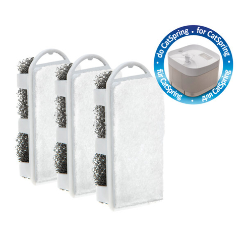 COMFY CATSPRING DRINKER INSERT CARBON 3pcs