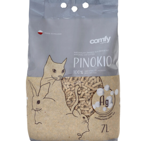 COMFY Наполнитель древесный PINOKIO Wooden SILVER