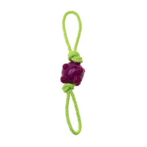 COMFY ZAB. ROBBI Ball violet+green rope