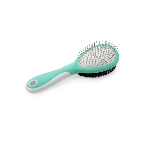 Record Hairmony – perie dublă cu dinți metalici și peri pentru câini și pisici