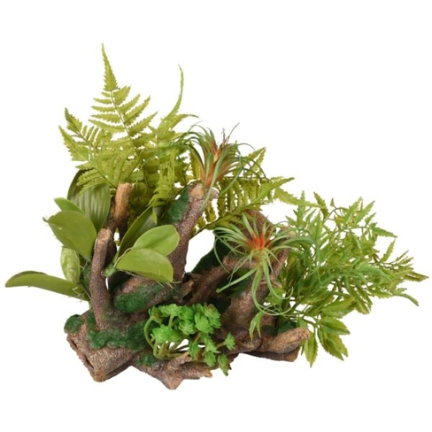 Flamingo Декор пластиковый DIO ROOTS+PLANT 36х31х33cm