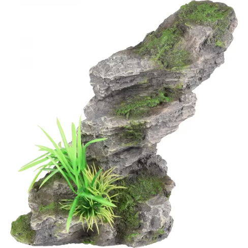 Flamingo Decor din plastic LAPIS STONES Grey 15x10x14cm