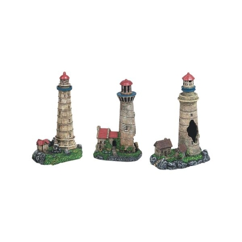 Flamingo Декор пластиковый LIGHTHOUSE WITH HOUSE