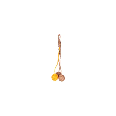 Flamingo игрушка для кошек BALLS+ROPE
