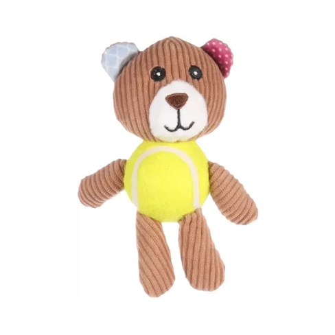 Flamingo Jucărie de pluș BEAR+TENNIS Ball