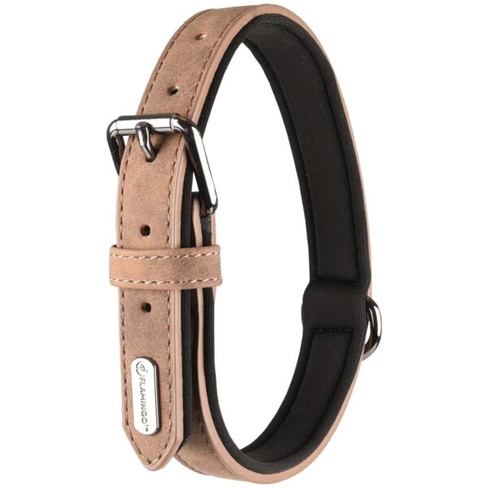Flamingo Zgardă DELU BROWN 31-39cm