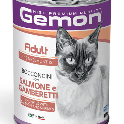GEMON CAT ADULT Salmone/Shrimps