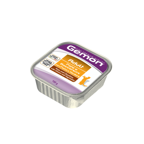 GEMON CAT PATE/CHUNKS with Chicken/Vegetables
