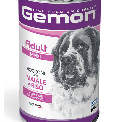 GEMON DOG MAXI ADULT PORK/RICE