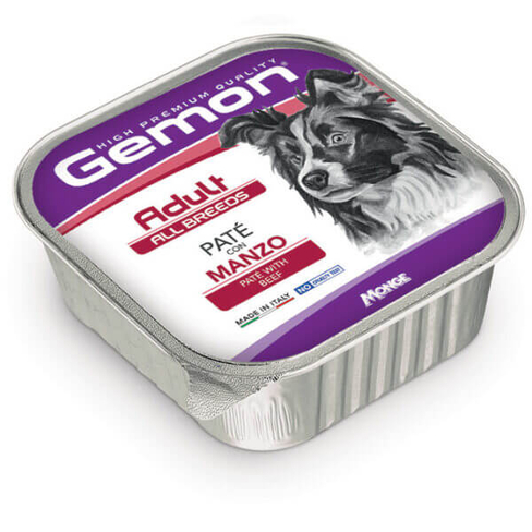 GEMON DOG PATE ADULT BEEF 150gr