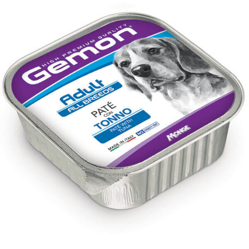 GEMON DOG PATE ADULT TUNA 150gr