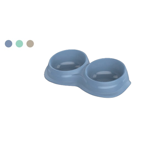 GEORPLAST Миска пластиковая Wave Double Antislip