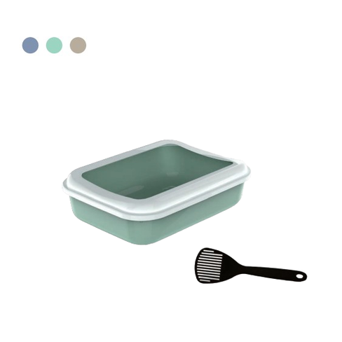 GEORPLAST Лоток для кошек с лопаткой  Junior Animals 38 x 28 x 10.5cm