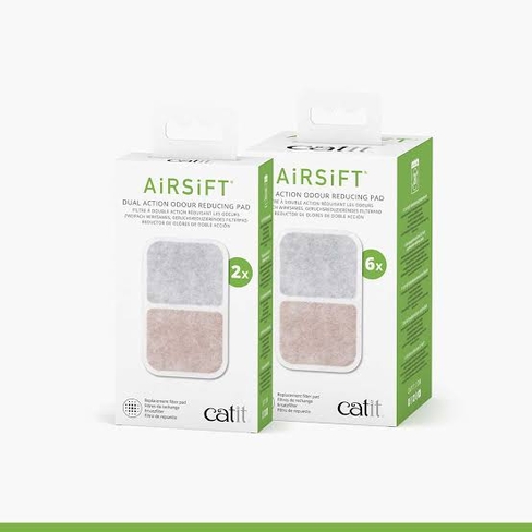 Catit Airsift Dual Action Air Pad – filtru dublu pentru reducerea mirosurilor din litiera pisicii