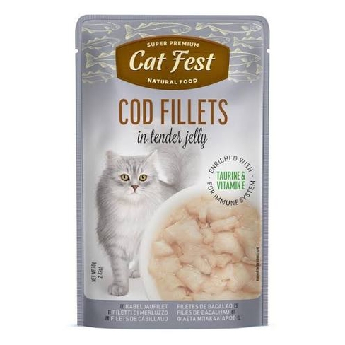Cat Fest Pouch Cod Fillets