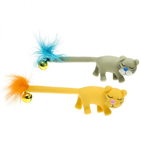 Игрушка для кошек латексная с погремушкой