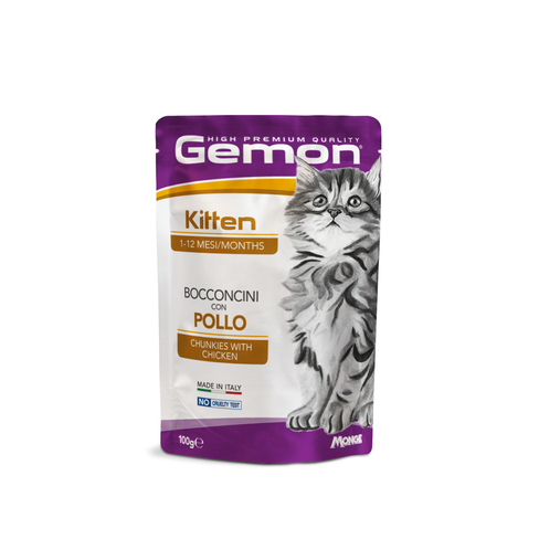 GEMON Cat Pouch Kitten Chicken