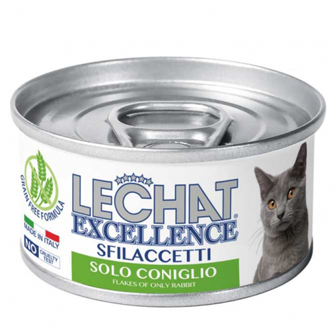 LECHAT EXC. FLAKES ONLY RABBIT 80gr