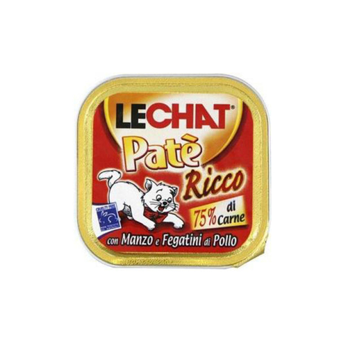 LECHAT RICCO Pate Beef and chicken livers 100gr