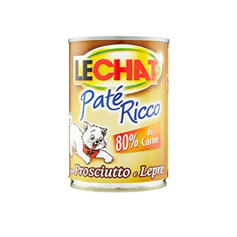 LECHAT RICCO Pate Ham and hare 400gr