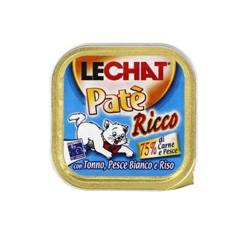 LECHAT RICCO Pate Tuna, ocean fish and rice 100gr