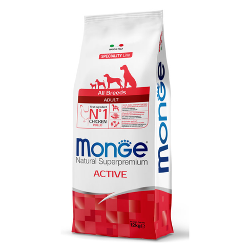 MONGE DRY DOG ALL BREED ADULT ACTIVE Chicken