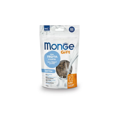 MONGEGIFT CAT FILLED KITTEN Trout/Milk 60gr