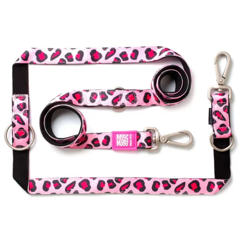 MAX & MOLLY Поводок Multi-Functional Leopard m