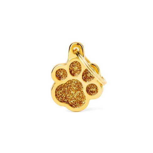 Медальон PAW GLITTER GOLD