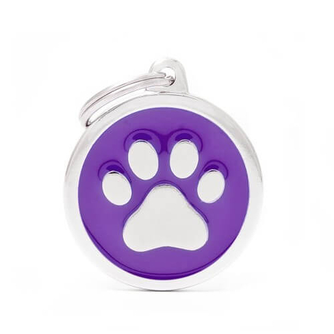 Медальон PURPLE BIG CIRCLE PAW