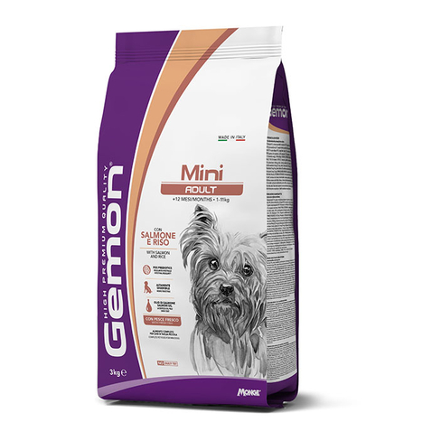 GEMON Dry Mini Adult with Salmon and Rice