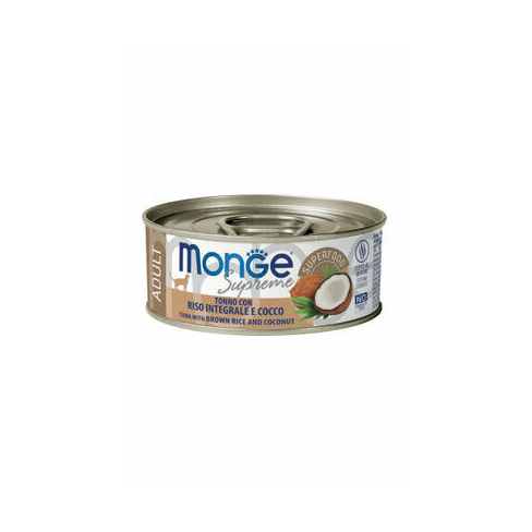 MONGE CAT SUPREME ADULT Tuna/Rice/Coconut 80gr
