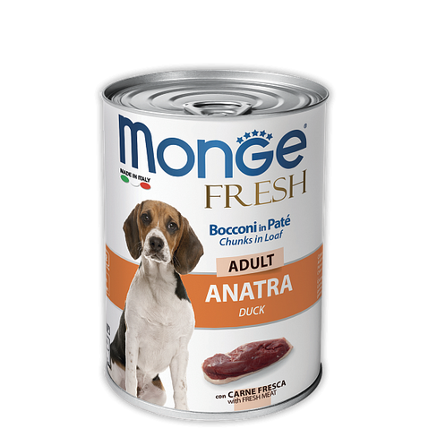 MONGE DOG FRESH ADULT duck 400 gr