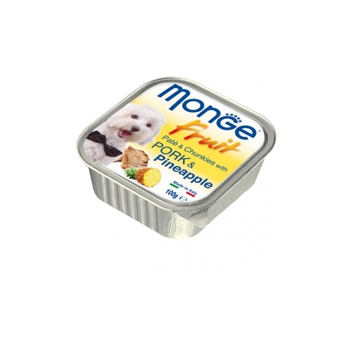 MONGE DOG FRUIT PORK/PINEAPPLE 100gr