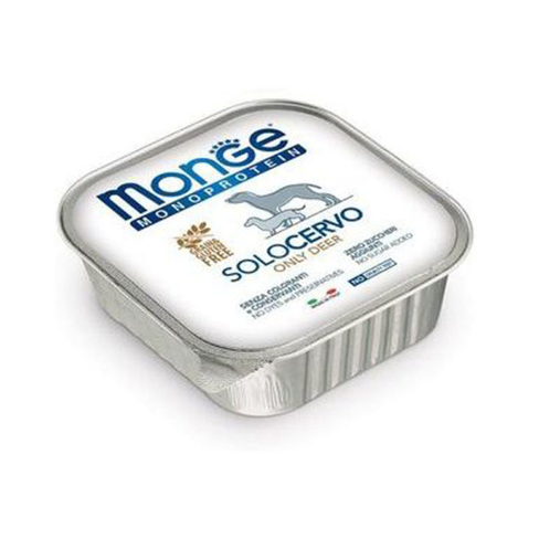 MONGE DOG SOLO Pate 100% deer 150 gr
