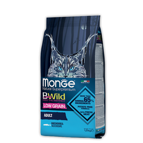 MONGE DRY CAT BWILD ADULT Anchovies