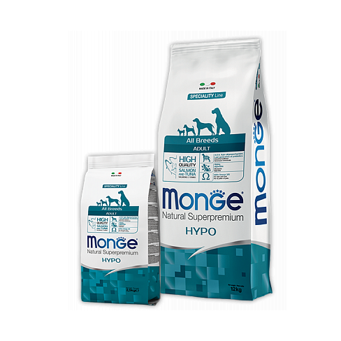 MONGE DRY DOG ALL BREED ADULT HYPO Salmon/Tuna