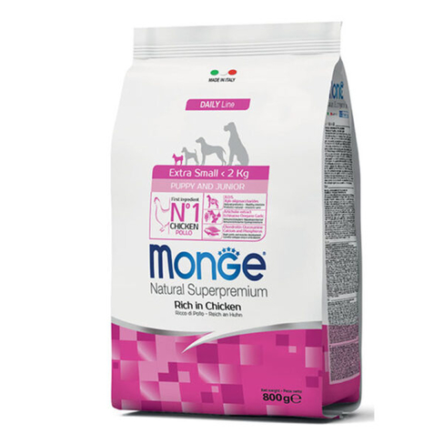 MONGE DRY DOG EX. SMALL PUPPY 800gr